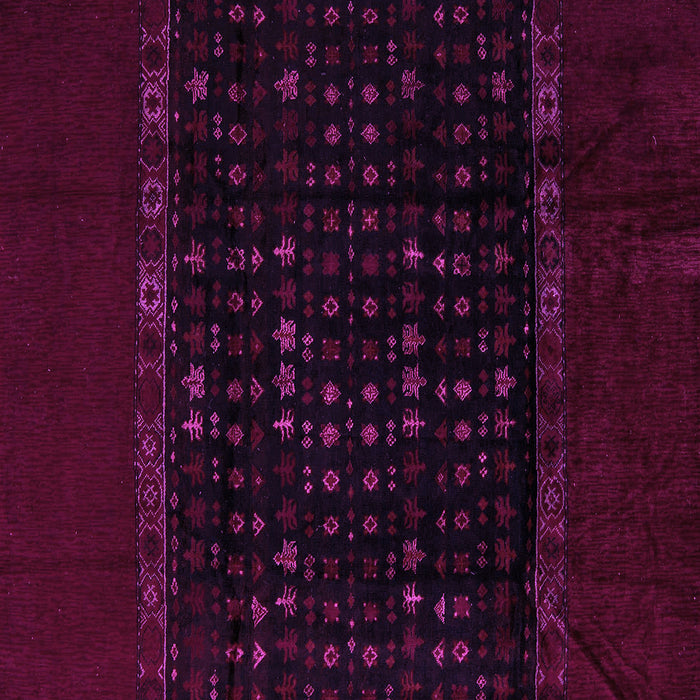 Square Abstract Purple Modern Rug, abs5115pur