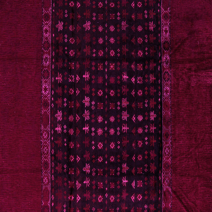 Square Abstract Pink Modern Rug, abs5115pnk