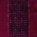 Square Abstract Pink Modern Rug, abs5115pnk