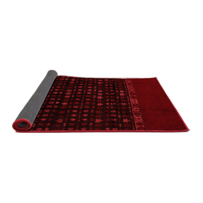 Abstract Red Modern Area Rugs