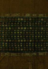 Abstract Green Modern Rug, abs5115grn