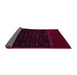 Sideview of Abstract Pink Modern Rug, abs5115pnk