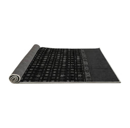 Sideview of Abstract Gray Modern Rug, abs5115gry