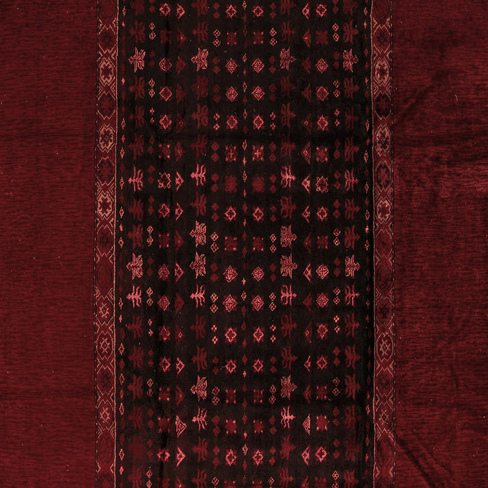 Square Abstract Brown Modern Rug, abs5115brn