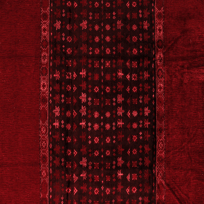 Machine Washable Abstract Red Modern Rug, wshabs5115red