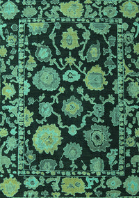 Oriental Turquoise Traditional Rug, abs5116turq