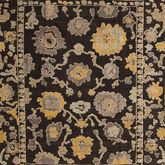 Machine Washable Abstract Peru Brown Rug, wshabs5116