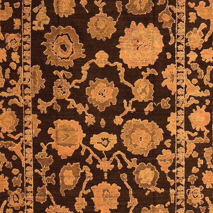 Oriental Orange Traditional Rug, abs5116org