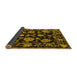 Sideview of Oriental Yellow Traditional Rug, abs5117yw