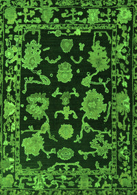 Oriental Green Traditional Rug, abs5117grn