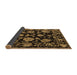 Sideview of Oriental Brown Traditional Rug, abs5117brn