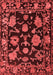 Oriental Red Traditional Area Rugs