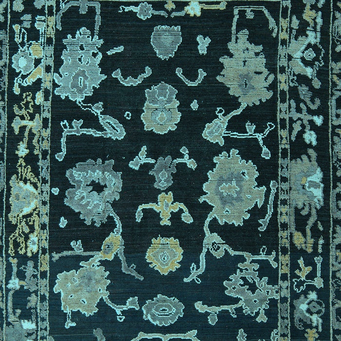 Oriental Light Blue Traditional Rug, abs5117lblu