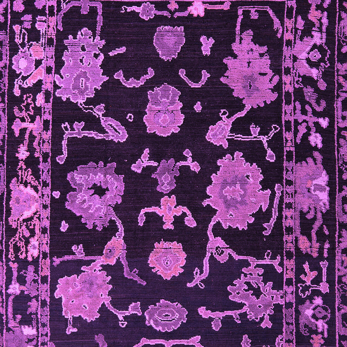 Machine Washable Oriental Purple Traditional Area Rugs, wshabs5117pur