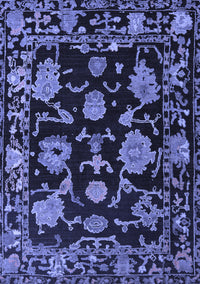 Oriental Blue Traditional Rug, abs5117blu