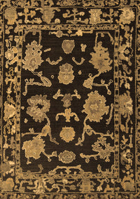 Oriental Brown Traditional Rug, abs5117brn