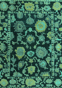 Oriental Turquoise Traditional Rug, abs5118turq