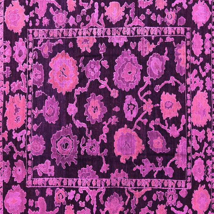 Square Oriental Pink Traditional Rug, abs5118pnk