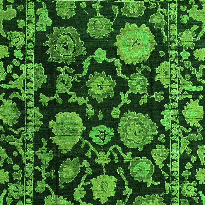 Oriental Green Traditional Rug, abs5118grn