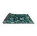 Sideview of Oriental Light Blue Traditional Rug, abs5118lblu