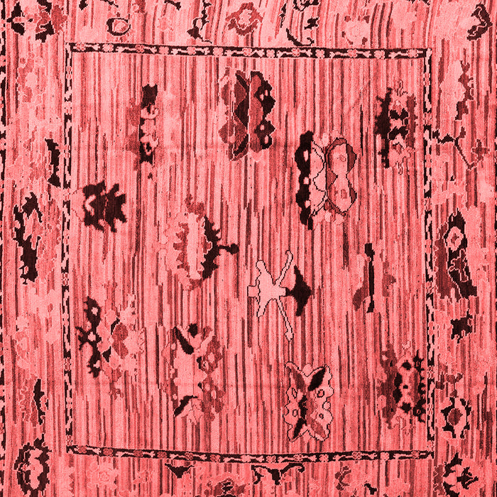Abstract Red Modern Rug, abs5119red