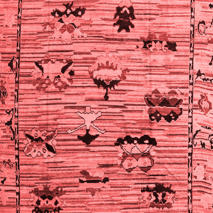 Machine Washable Abstract Red Modern Rug, wshabs5119red