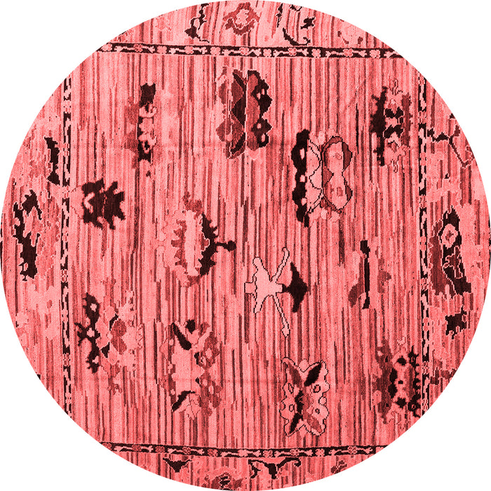 Abstract Red Modern Rug, abs5119red