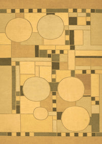 Abstract Brown Modern Rug, abs511brn