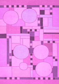 Abstract Purple Modern Rug, abs511pur