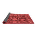 Abstract Red Modern Area Rugs