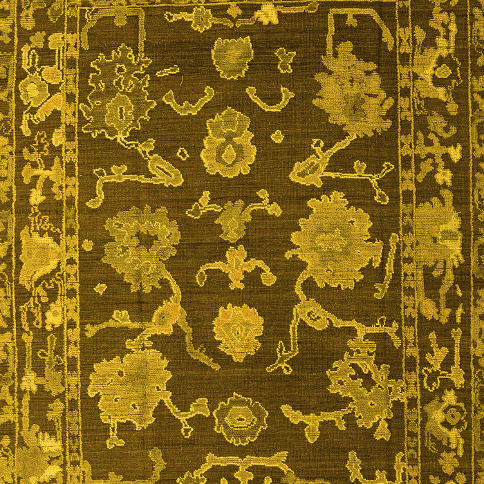 Abstract Yellow Modern Rug, abs5120yw