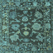 Square Machine Washable Abstract Light Blue Modern Rug, wshabs5120lblu