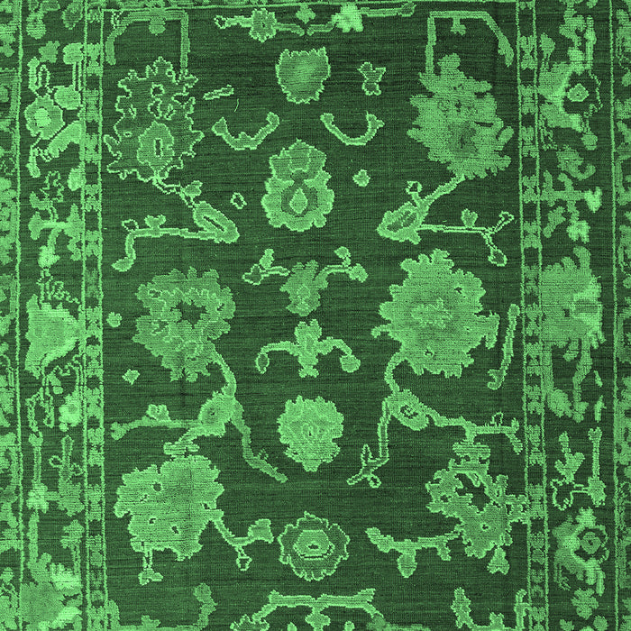 Abstract Emerald Green Modern Rug, abs5120emgrn