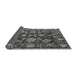 Sideview of Abstract Gray Modern Rug, abs5120gry