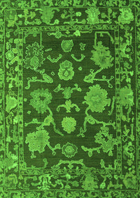 Abstract Green Modern Rug, abs5120grn