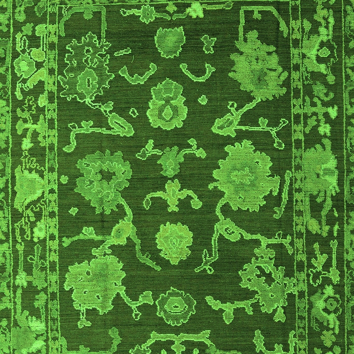 Abstract Green Modern Rug, abs5120grn