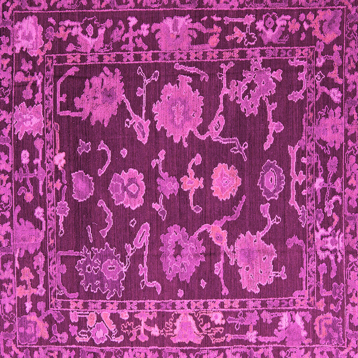 Square Machine Washable Abstract Pink Modern Rug, wshabs5120pnk