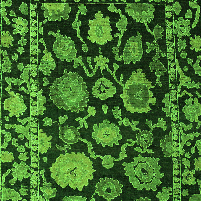 Oriental Green Traditional Rug, abs5121grn