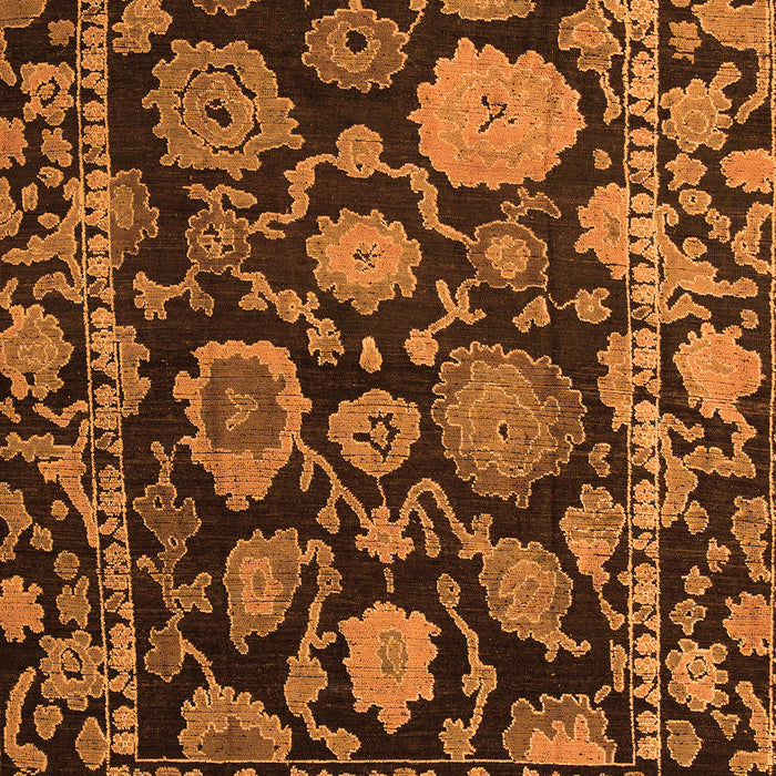 Oriental Orange Traditional Rug, abs5121org