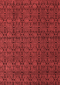 Abstract Red Modern Rug, abs5122red