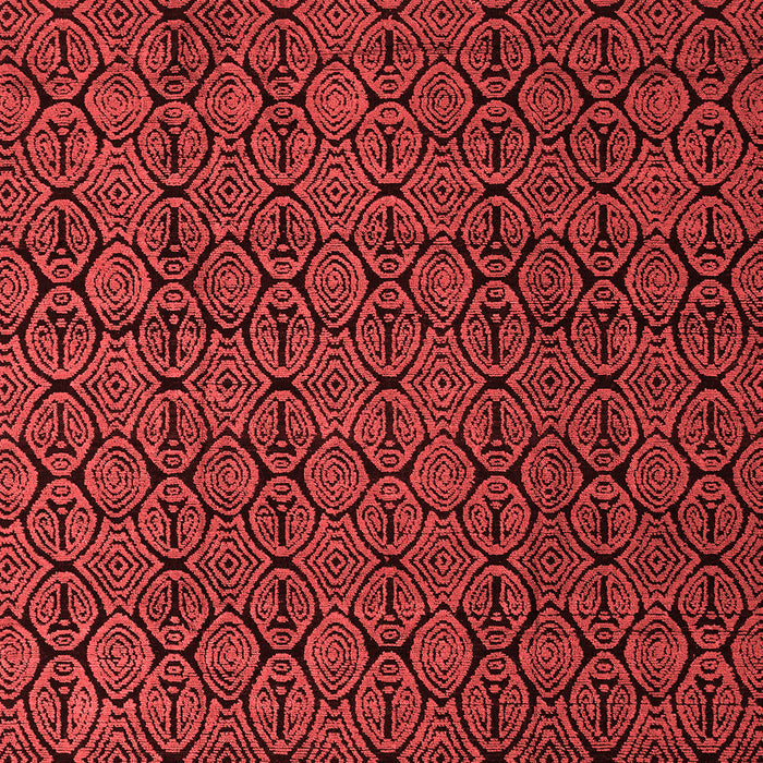 Machine Washable Abstract Red Modern Rug, wshabs5122red