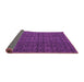 Sideview of Abstract Purple Modern Rug, abs5122pur