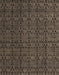 Machine Washable Abstract Dark Almond Brown Rug, wshabs5122