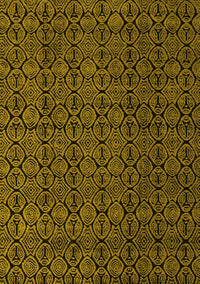 Abstract Yellow Modern Rug, abs5122yw