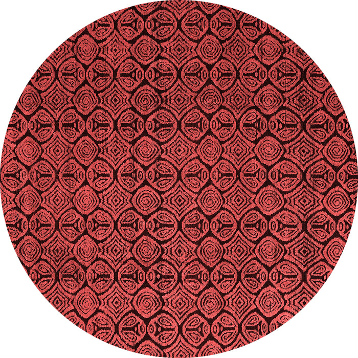 Machine Washable Abstract Red Modern Rug, wshabs5122red