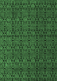 Abstract Emerald Green Modern Rug, abs5122emgrn