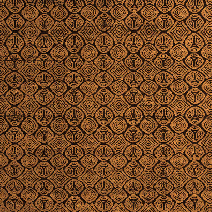 Square Abstract Orange Modern Rug, abs5122org