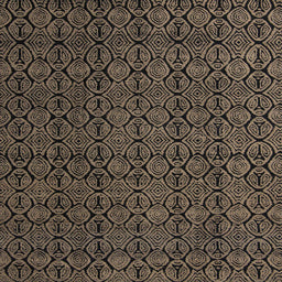 Square Machine Washable Abstract Dark Almond Brown Rug, wshabs5122
