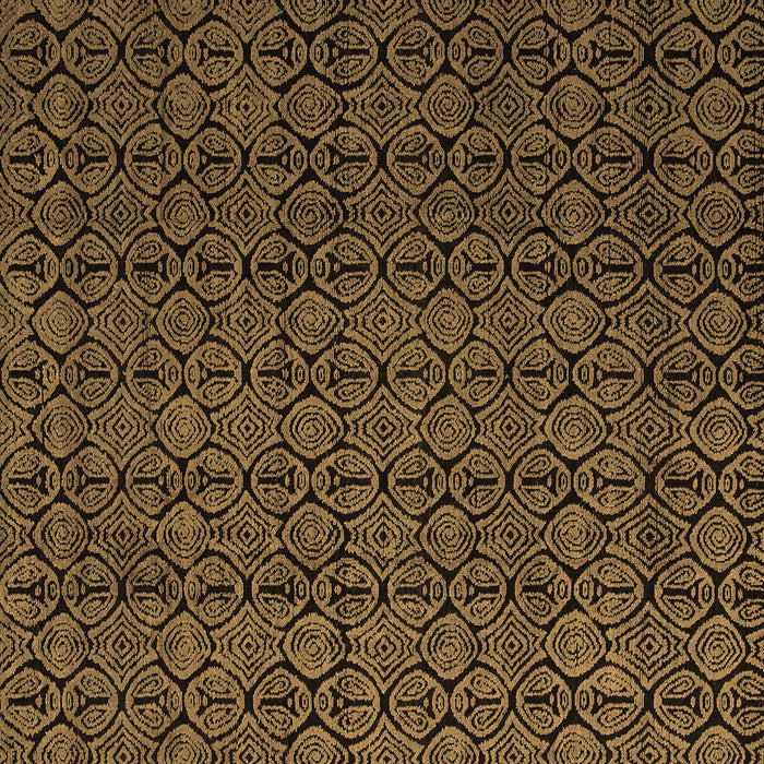 Square Abstract Brown Modern Rug, abs5122brn