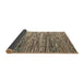 Sideview of Abstract Camel Brown Modern Rug, abs5123